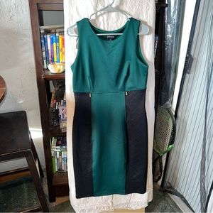 Green & Black Formal Dress